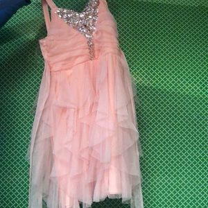 Girls Pink Formal Dress